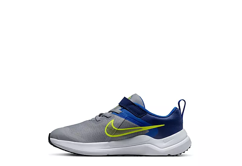 Nike Boys Downshifter 12 Slip On Sneaker - Grey 5 Nike Boys Downshifter 12 Slip On Sneaker - Grey - Image 3