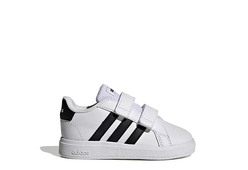 Adidas Boys Infant Grand Court 2.0 Sneaker - White 4 Adidas Boys Infant Grand Court 2.0 Sneaker - White - Image 2