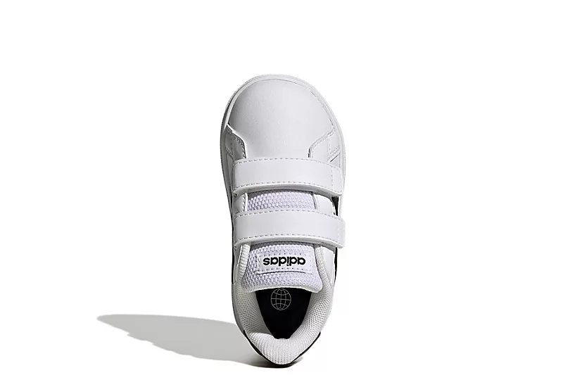 Adidas Boys Infant Grand Court 2.0 Sneaker - White 6 Adidas Boys Infant Grand Court 2.0 Sneaker - White - Image 4