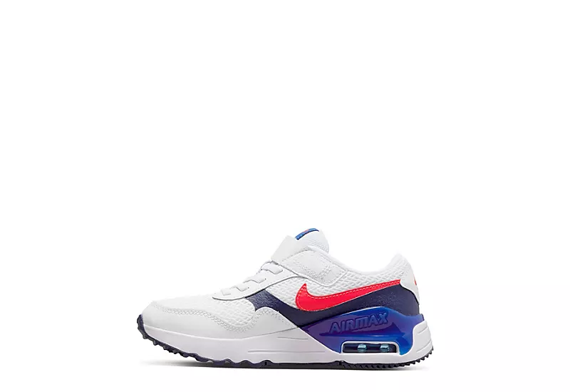 Nike Boys Air Max Systm Bp Sneaker - White 5 Nike Boys Air Max Systm Bp Sneaker - White - Image 3