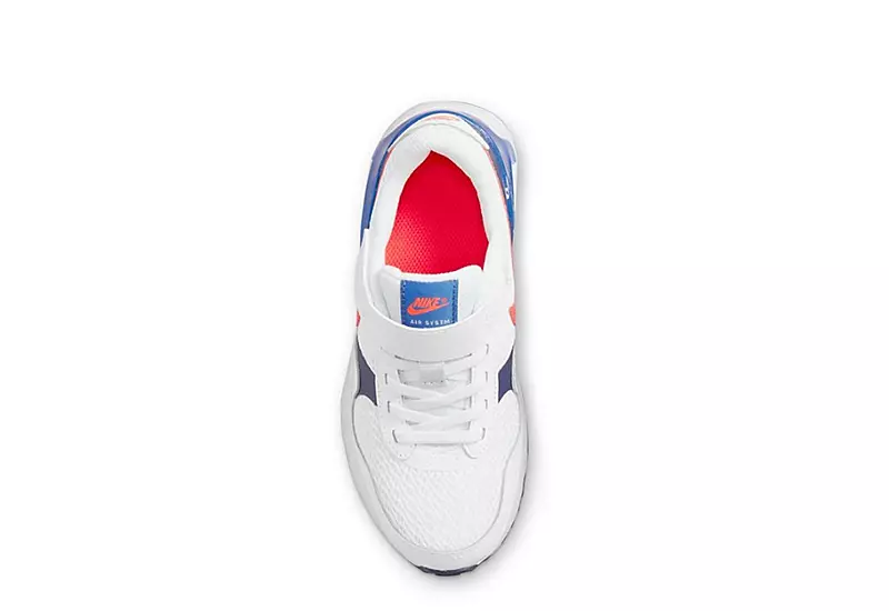 Nike Boys Air Max Systm Bp Sneaker - White 7 Nike Boys Air Max Systm Bp Sneaker - White - Image 5