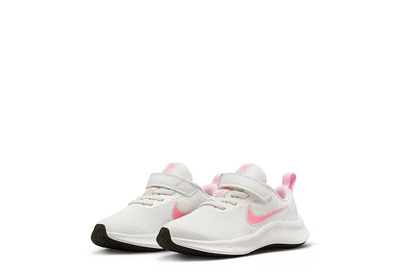 Nike Girls Star Runner 3 Se Sneaker - White 3 Nike Girls Star Runner 3 Se Sneaker - White