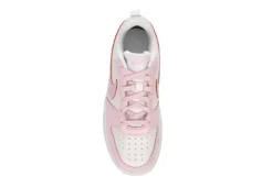 Nike Girls Court Borough 2 Low Top Sneaker - White -Shoe Promotion Shop US 01 807984 05