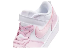 Nike Girls Court Borough 2 Low Top Sneaker - White -Shoe Promotion Shop US 01 807985 06