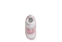 Nike Girls Infant Court Borough 2 Low Top Sneaker - White -Shoe Promotion Shop US 01 807989 04