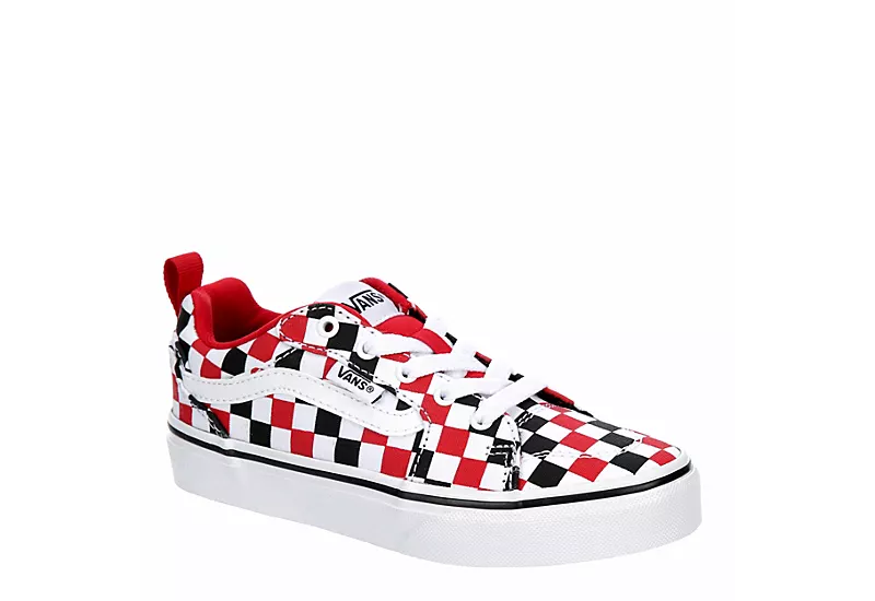 Vans Boys Filmore Sneaker - Red 3 Vans Boys Filmore Sneaker - Red