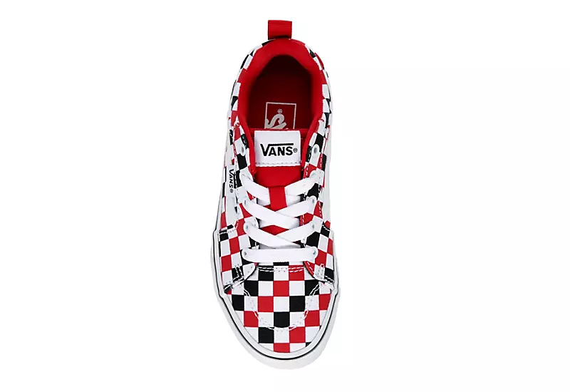 Vans Boys Filmore Sneaker - Red 8 Vans Boys Filmore Sneaker - Red - Image 6