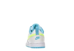 Nike Boys Court Borough 2 Low Top Sneaker - White -Shoe Promotion Shop US 01 808158 04
