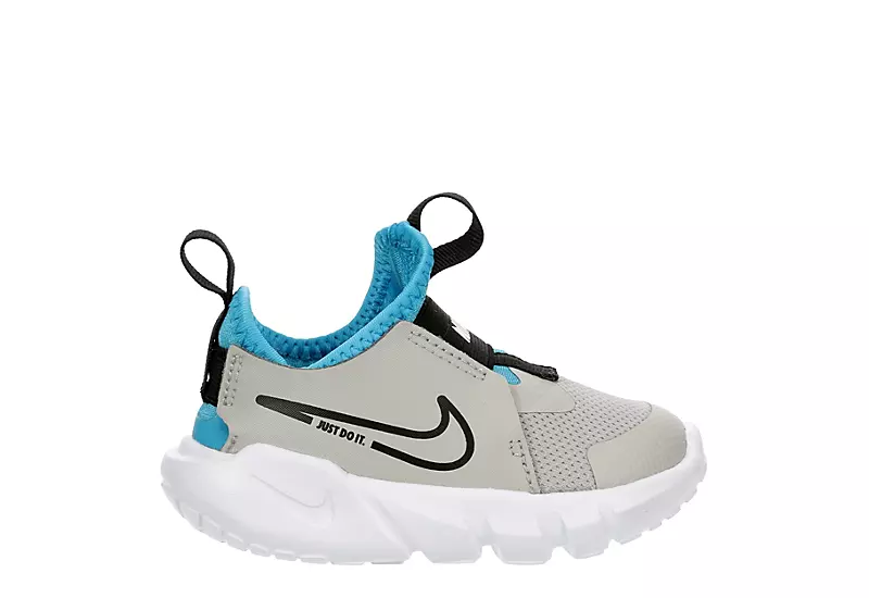 Nike Boys Infant Flex Runner Slip On Sneaker - Grey 4 Nike Boys Infant Flex Runner Slip On Sneaker - Grey - Image 2