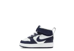 Nike Boys Infant Court Borough Mid 2 Sneakers - White -Shoe Promotion Shop US 01 808166 02
