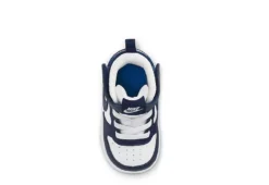 Nike Boys Infant Court Borough Mid 2 Sneakers - White -Shoe Promotion Shop US 01 808166 04