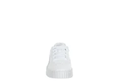 Puma Girls Carina Sneaker - White -Shoe Promotion Shop US 01 808196 02