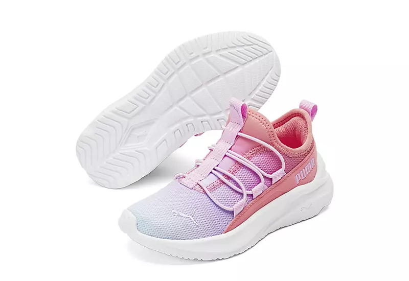 Puma Girls Softride One4all Sneaker - Multicolor 3 Puma Girls Softride One4all Sneaker - Multicolor