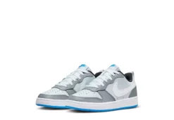 Nike Boys Court Borough 2 Low Top Sneaker - Grey
