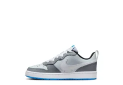 Nike Boys Court Borough 2 Low Top Sneaker - Grey -Shoe Promotion Shop US 01 808282 02