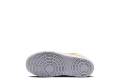 Nike Girls Court Borough 2 Mid Top Sneaker - White -Shoe Promotion Shop US 01 808289 05