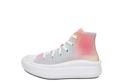 Converse Girls Chuck Taylor All Star Move High Top Sneaker - Pink -Shoe Promotion Shop US 01 808316 03