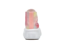 Converse Girls Chuck Taylor All Star Move High Top Sneaker - Pink -Shoe Promotion Shop US 01 808316 04