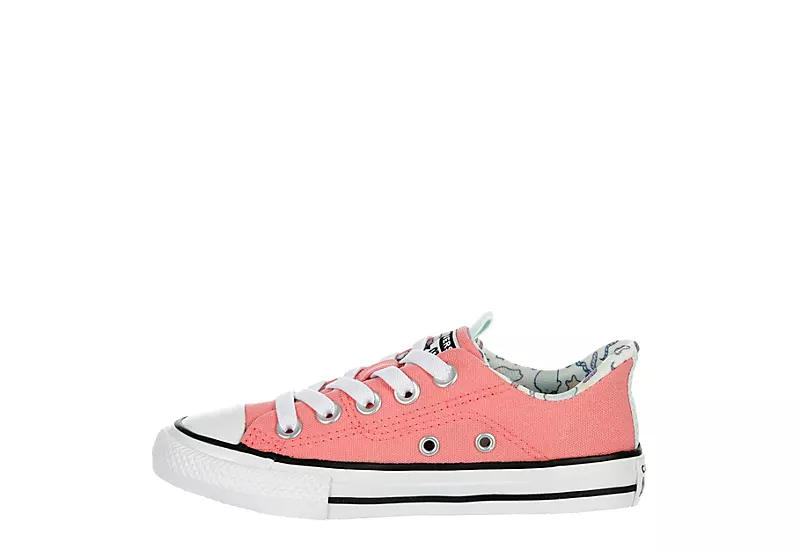 Converse Girls Chuck Taylor All Star High Top Sneaker - Pink 6 Converse Girls Chuck Taylor All Star High Top Sneaker - Pink - Image 4