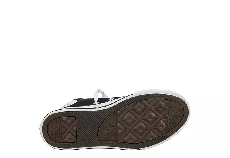 Converse Boys Chuck Taylor All Star Street Mid Sneaker - Black 9 Converse Boys Chuck Taylor All Star Street Mid Sneaker - Black - Image 7