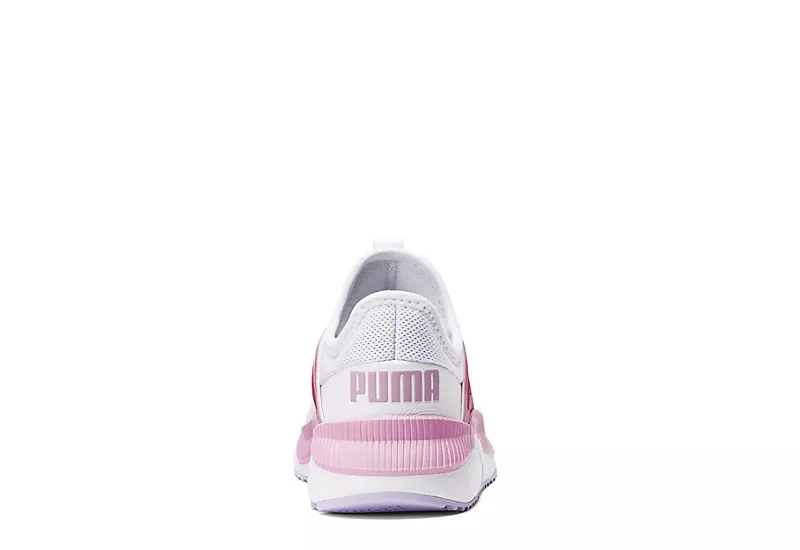 Puma Girls Pacer Future Sneaker - White 5 Puma Girls Pacer Future Sneaker - White - Image 3