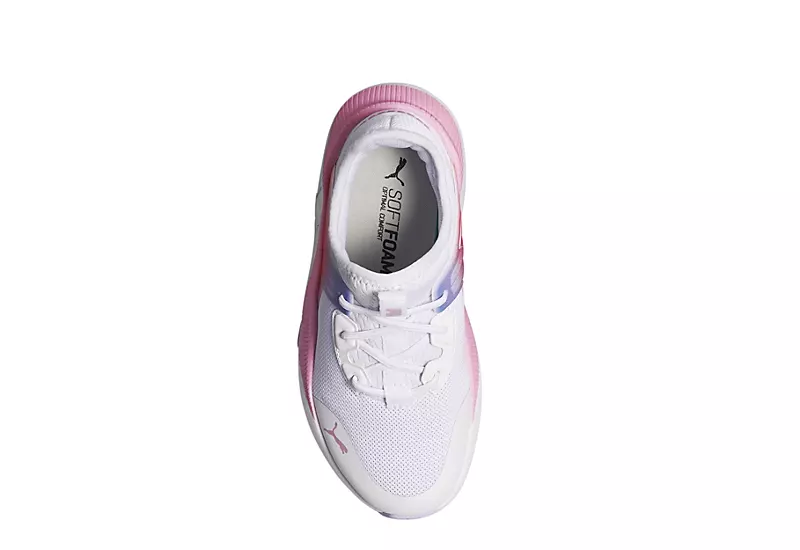 Puma Girls Pacer Future Sneaker - White 6 Puma Girls Pacer Future Sneaker - White - Image 4