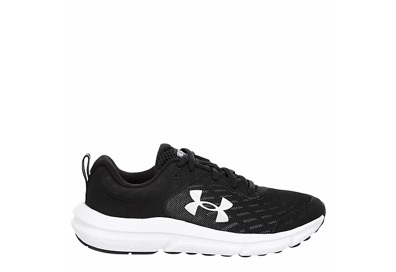 Under Armour Boys Assert 10 Sneaker - Black 4 Under Armour Boys Assert 10 Sneaker - Black - Image 2