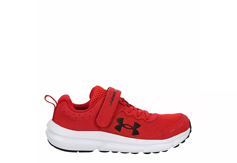 Under Armour Boys Assert 10 Sneaker - Red 4 Under Armour Boys Assert 10 Sneaker - Red - Image 2