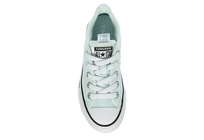 Converse Girls Chuck Taylor All Star Rave Sneaker - Aqua 8 Converse Girls Chuck Taylor All Star Rave Sneaker - Aqua - Image 6