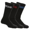 Vans Boys Crew Socks 3 Pairs - Black 2 Vans Boys Crew Socks 3 Pairs - Black -Shoe Promotion Shop US 01 900159 00