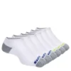 Skechers Boys No Show Full Terry Socks 6 Pairs - White -Shoe Promotion Shop US 01 901196 00