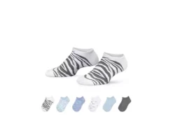 Nike Girls Graphic No Show Socks 6 Pairs - Assorted