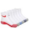 Nike Boys Ankle Socks 6 Pairs - White 1 Nike Boys Ankle Socks 6 Pairs - White -Shoe Promotion Shop US 01 901695 00