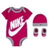 Nike Girls 3 Piece Onesie Set - Pink -Shoe Promotion Shop US 01 901805 00