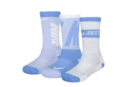 Nike Boys Graphic Crew Socks 6 Pairs - Blue