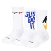 Nike Boys Graphic Crew Socks 3 Pairs - White 2 Nike Boys Graphic Crew Socks 3 Pairs - White -Shoe Promotion Shop US 01 902394 00