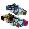 Game Sport Boys Days Of The Week No Show Socks 7 Pairs - Assorted -Shoe Promotion Shop US 01 902473 00