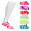 Sof Sole Girls No Show Tie Dye Socks 6 Pairs - Tie-dye