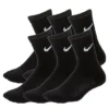 Nike Boys Toddler Crew Socks 6 Pairs - Black 2 Nike Boys Toddler Crew Socks 6 Pairs - Black -Shoe Promotion Shop US 01 941027 00